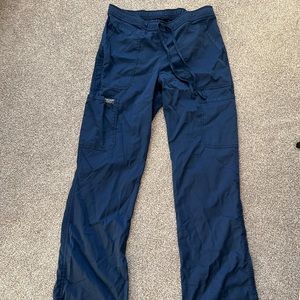 Navy Blue Cherokee Workwear Women's Tall Scrub Pants Bottoms WW120T Style